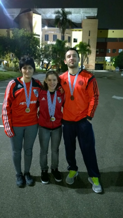 Los medallistas de River. (Foto: Prensa River)